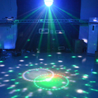 LED+Laser 2in1 led mushroom stage light  IGB-B17A